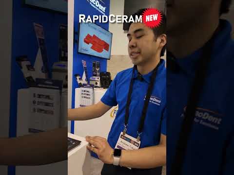 Rodin RapidCeram at CDA 2025 #dentalinnovation #dentist #dentalcement #dentalcaddesign