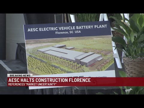 $1.6B battery factory pauses construction in SC due to ‘market uncertainty’