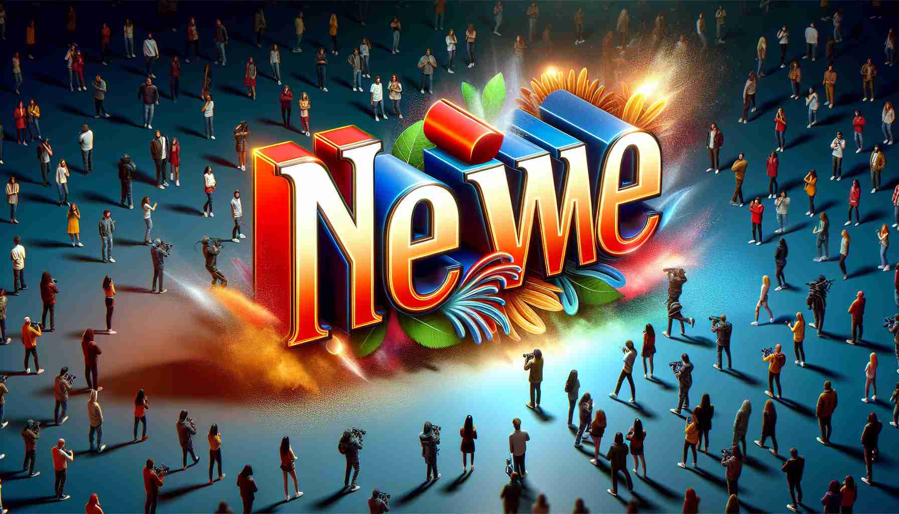 High-definition, realistic image of a word or phrase that is new and currently generating controversy in popular culture. It should be depicted in a dynamic yet respectful manner to show its impact and significance. The style should be modern with vibrant colors and fonts to reflect the energy and all the debates associated with this term. However, the depiction should avoid any offensive or explicit content.